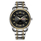 Men's Swiss Quartz Watch 200 mm Luminous Black