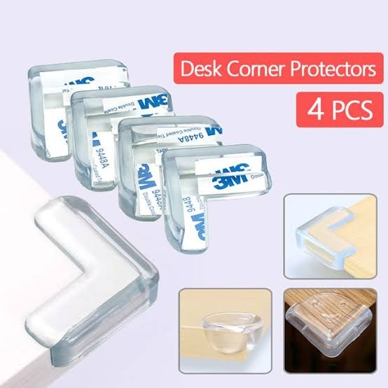 4pcs Table Corner Protector - Child Safety Transparent