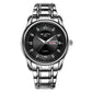 Men's Swiss Quartz Watch 200 mm Luminous Black